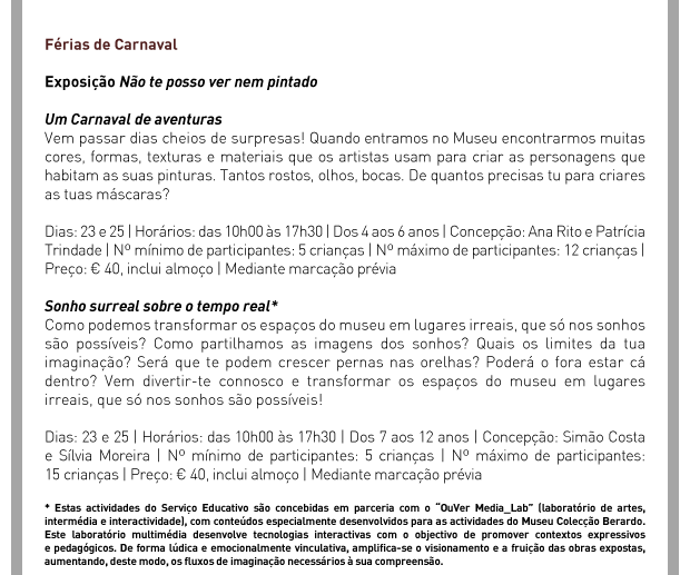 F&eacute;rias de Carnaval